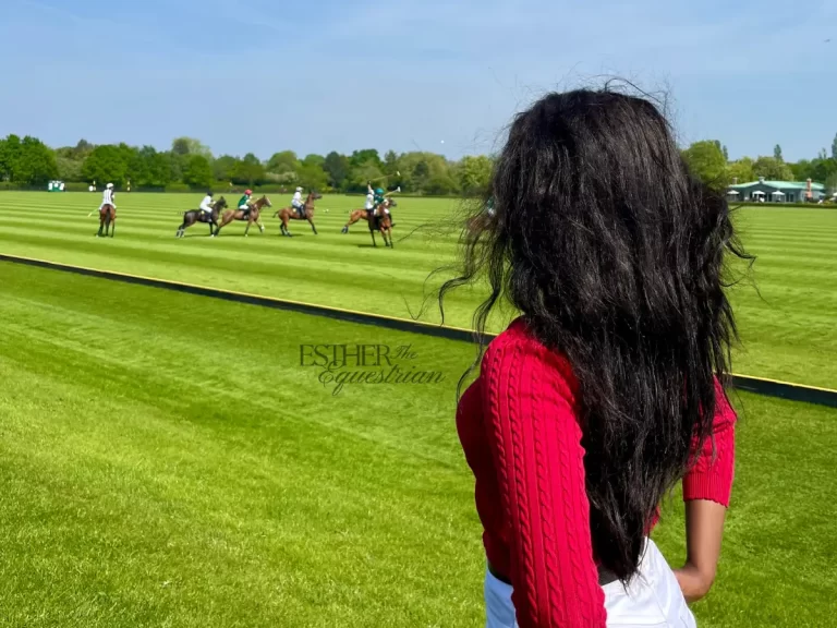 black girl watching polo